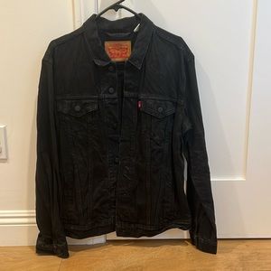 Levi's denim jacket - black size L